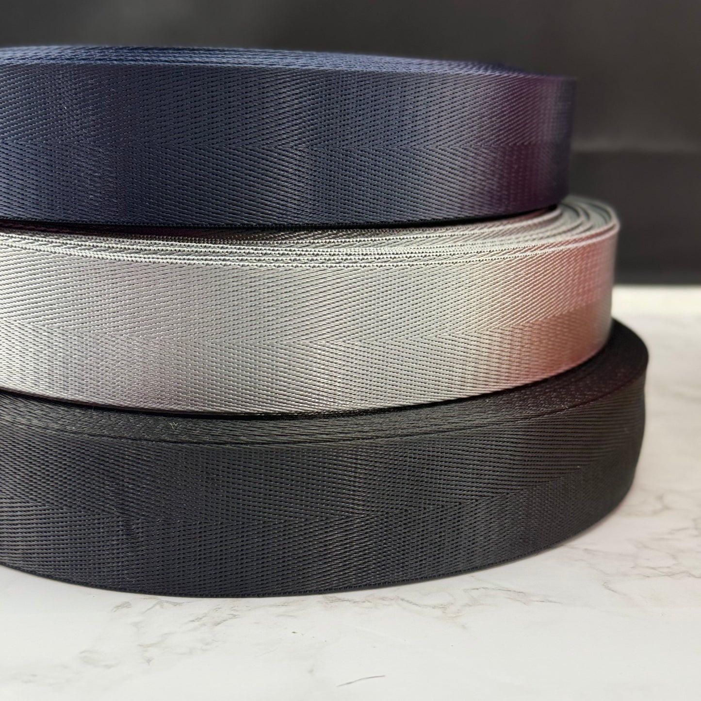1.5" Nylon Seatbelt Webbing Strap - By the Yard