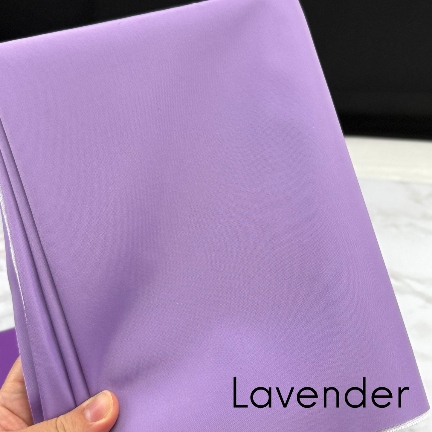 Lilac Lavender Jam Solid Color HydroReminisce™ Luxury Fabric (BONDED POLYESTER)