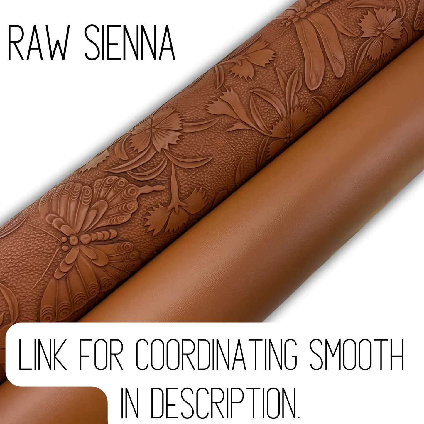 Garden of Wings Embossed Faux Leather