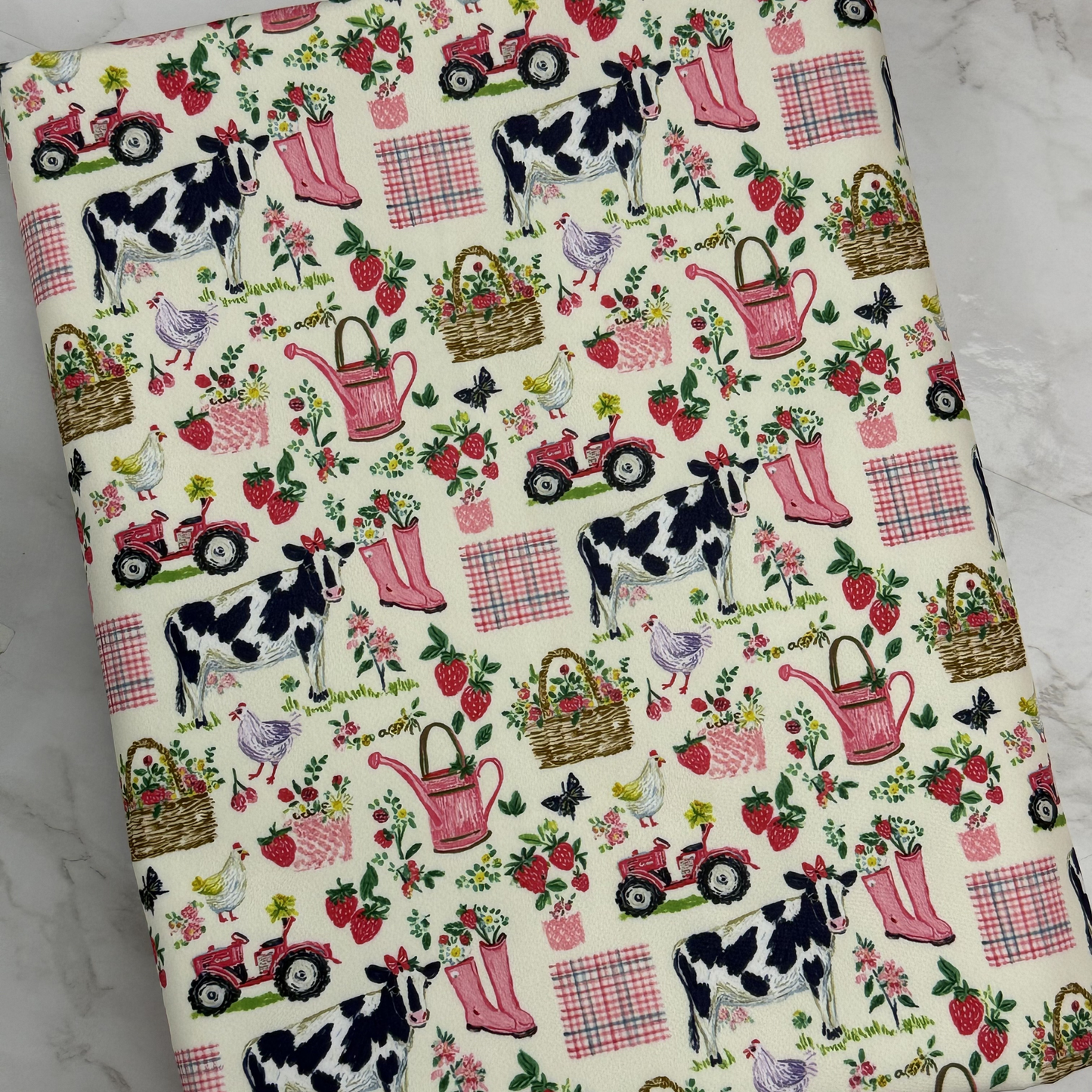 Farm Life HydroReminisce™ Bonded Polyester Waterproof Fabric