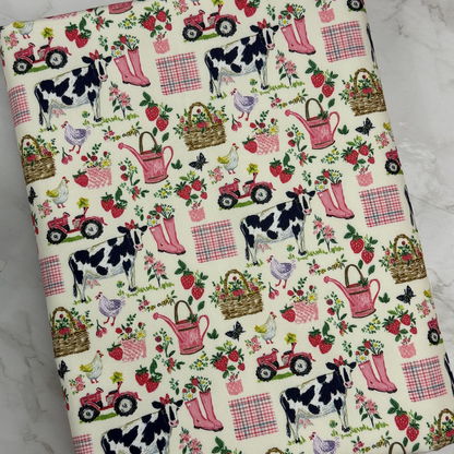 Farm Life HydroReminisce™ Bonded Polyester Waterproof Fabric