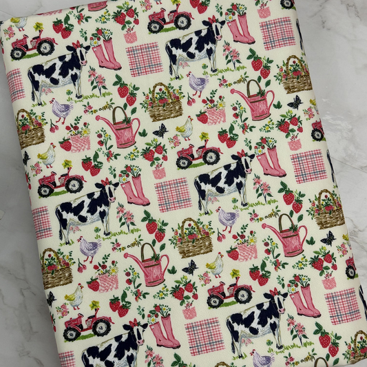 Farm Life HydroReminisce™ Bonded Polyester Waterproof Fabric