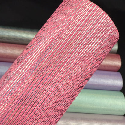 Prism Glint Textured Faux Leather Half Yard Rolls