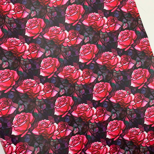 Roses Small scale Smooth Vinyl Custom Print