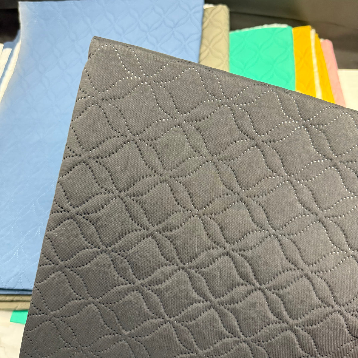 Diamond Quilted Water Resistant Fabric