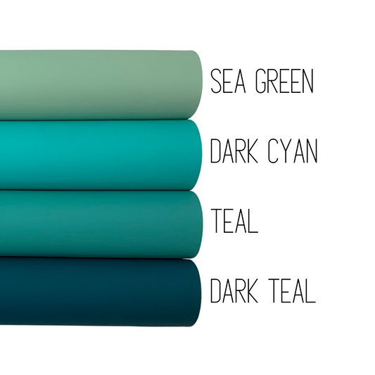 CANDY SHOP Smooth Faux Leather Solid Colors - Sheets and Rolls