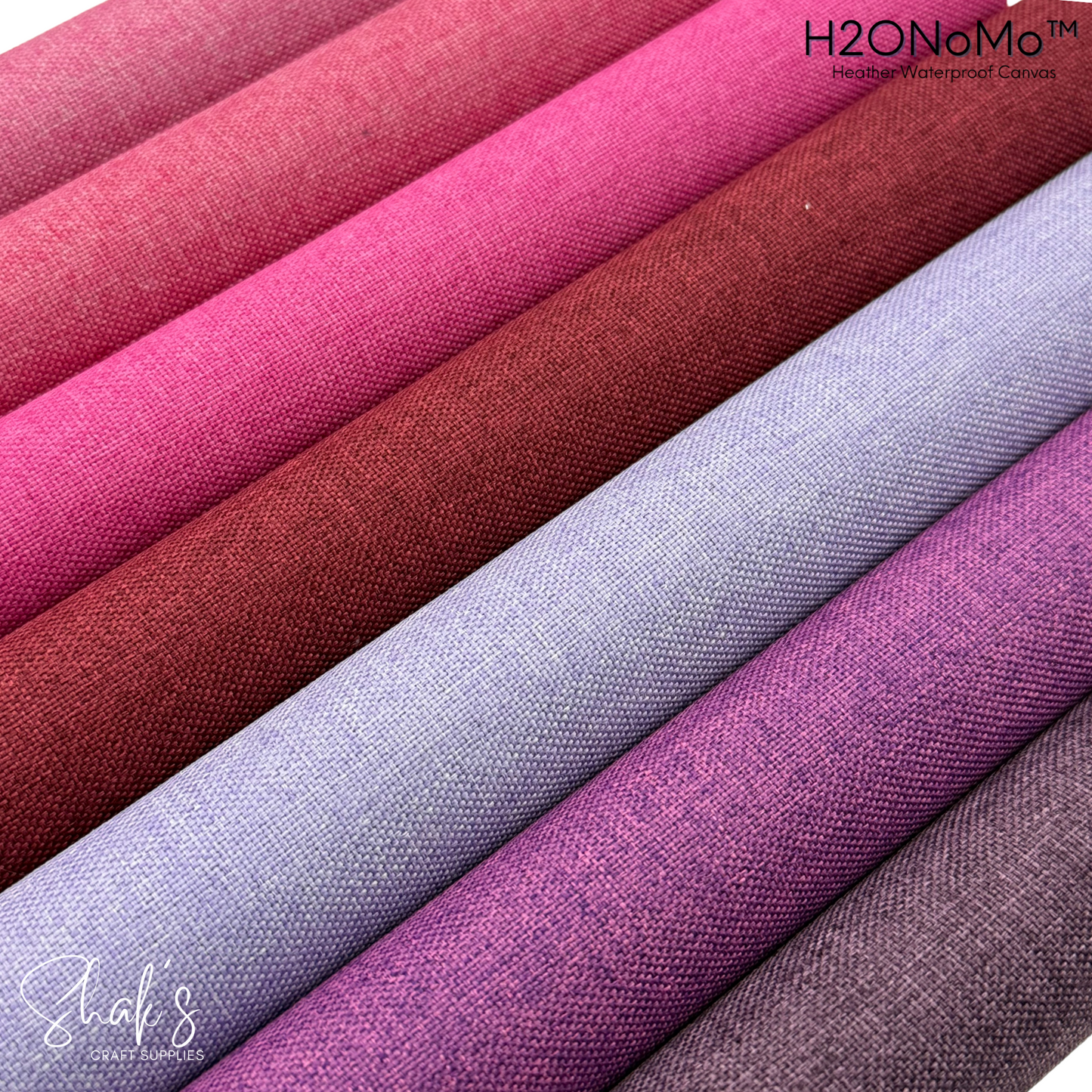 H2ONoMo™ Heather Waterproof Canvas 1/2 Yard Rolls