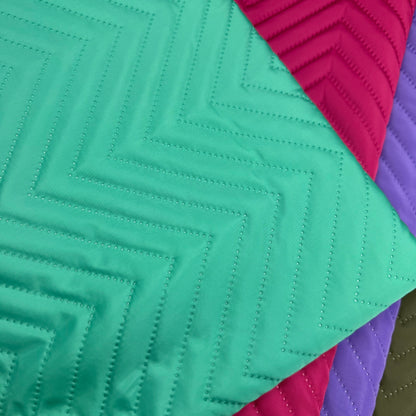 Chevron Quilted Water Resistant Fabric