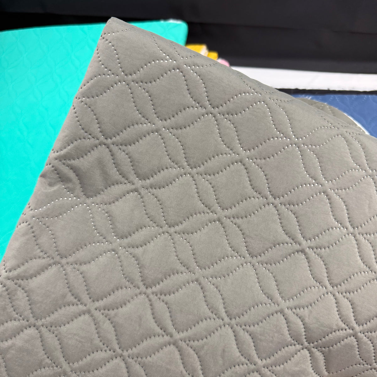 Diamond Quilted Water Resistant Fabric