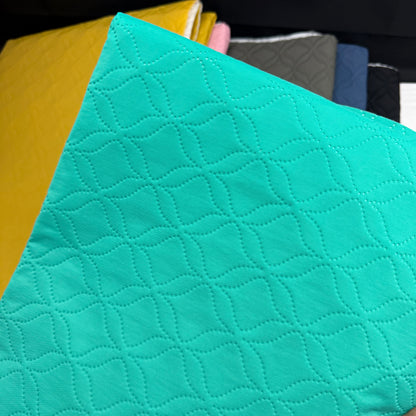 Diamond Quilted Water Resistant Fabric
