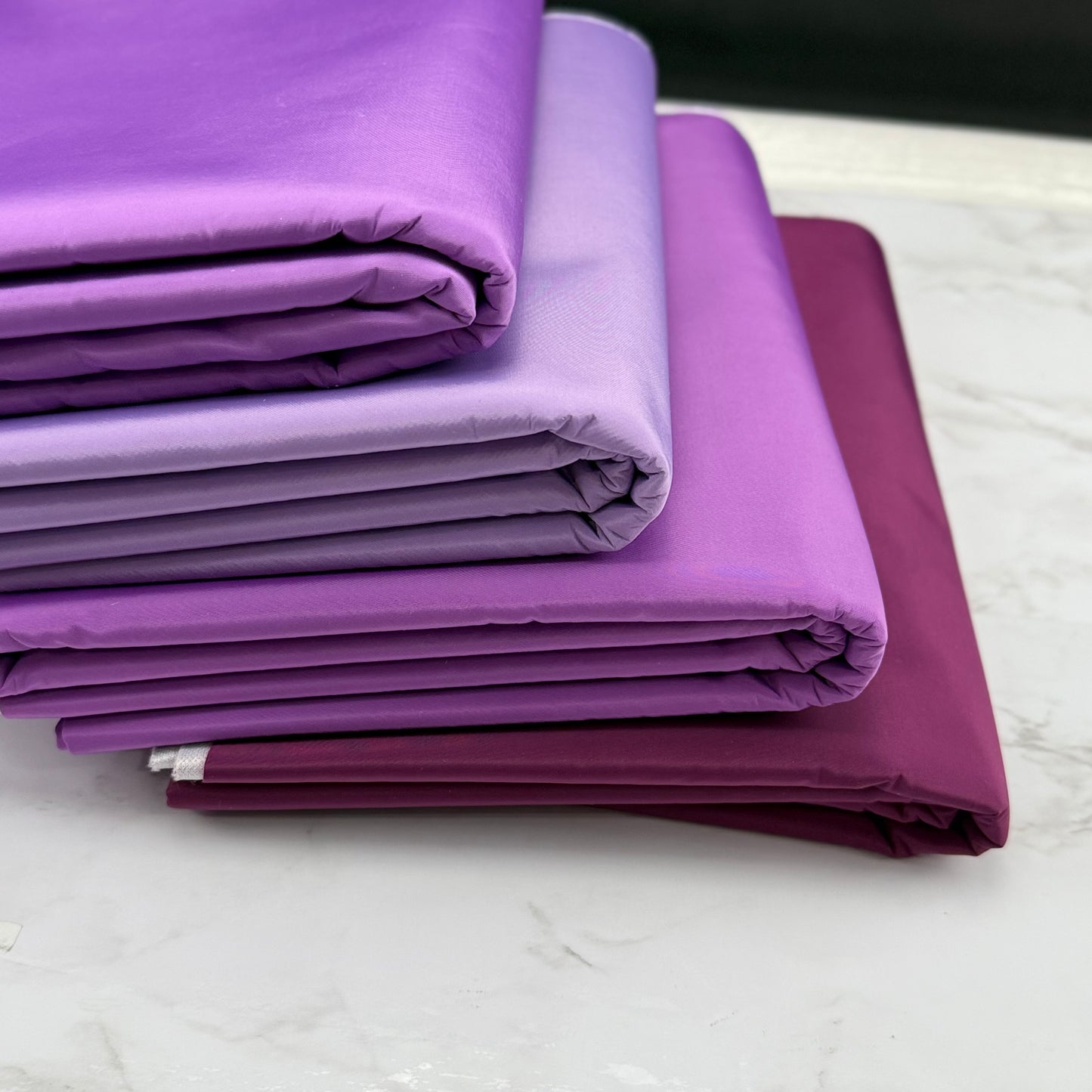Lilac Lavender Jam Solid Color HydroReminisce™ Luxury Fabric (BONDED POLYESTER)