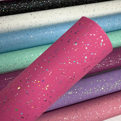 Opal Speckled Smooth Faux Leather