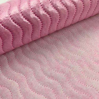 Wavy Quilted Faux Leather Half Yard Roll