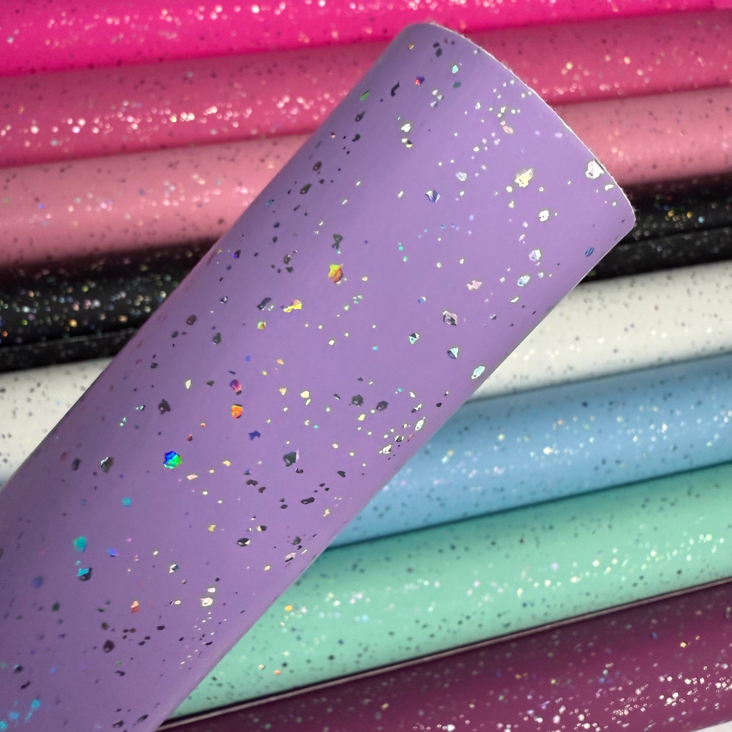 Opal Speckled Smooth Faux Leather