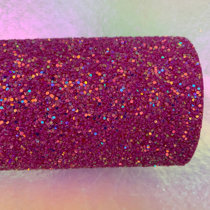 CANDY SHOP Super Chunky Glitter Faux Leather