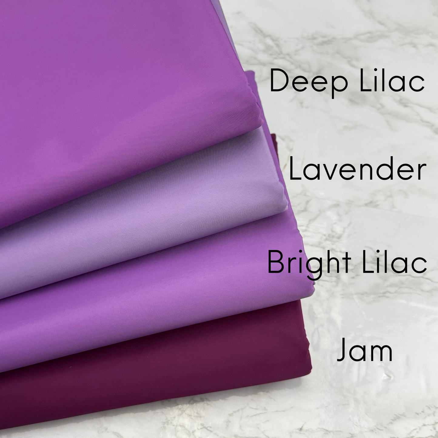 Lilac Lavender Jam Solid Color HydroReminisce™ Luxury Fabric (BONDED POLYESTER)