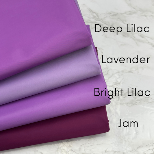 Lilac Lavender Jam Solid Color HydroReminisce™ Luxury Fabric (BONDED POLYESTER)