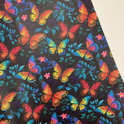 Butterflies Medium scale Smooth Vinyl Custom Print