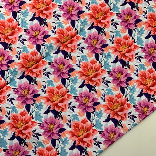 Floral Print HydroReminisce™ Waterproof Luxury Fabric - R1 Retail