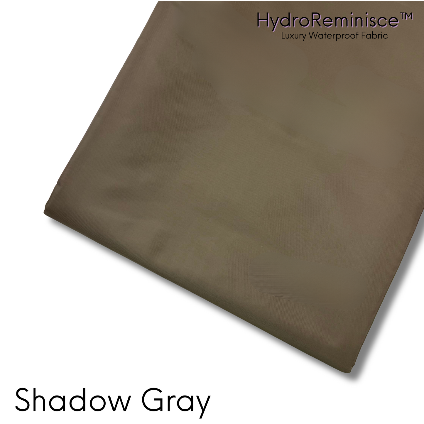 Shadow Gray Solid Color HydroReminisce™ Luxury Fabric (BONDED POLYESTER)