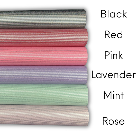 Prism Glint Textured Faux Leather Half Yard Rolls