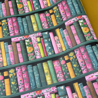 Boho Bookish Lambskin Smooth Vinyl Medium Scale Half Yard Roll