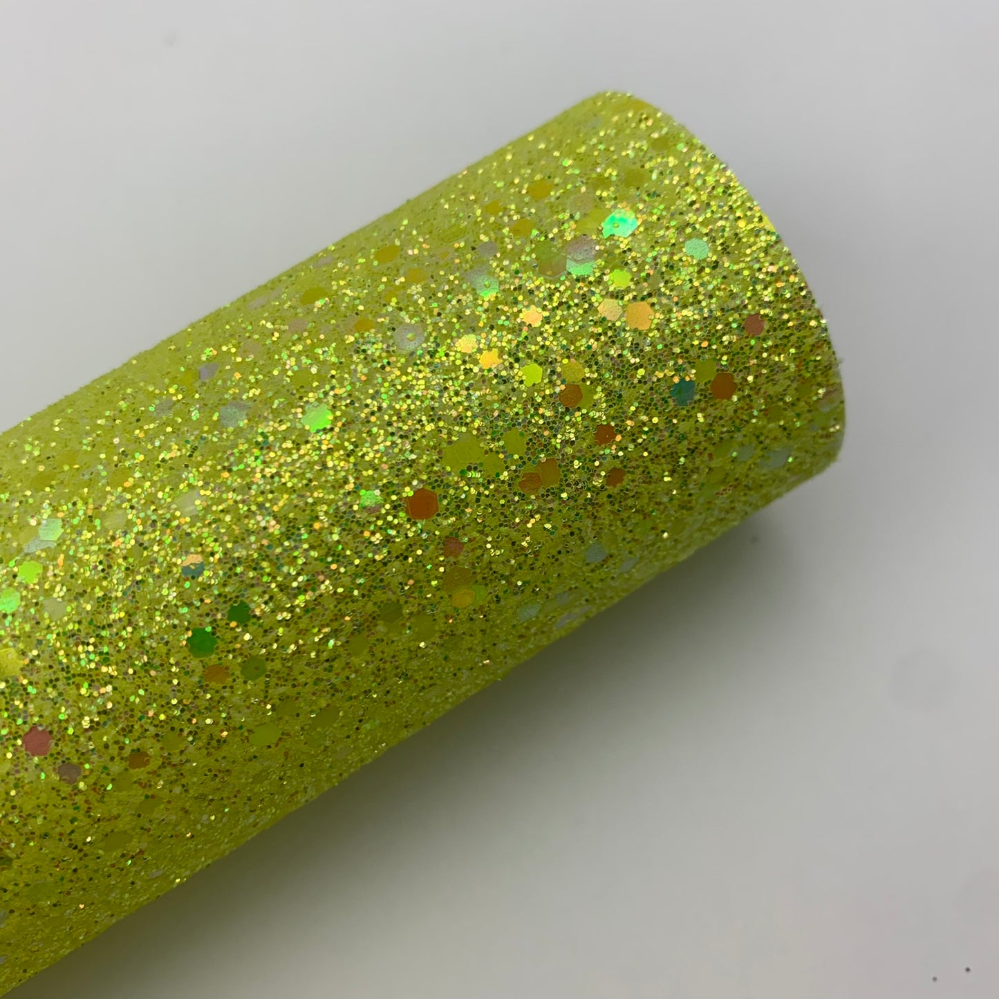 Light Sequin Chunky Glitter Faux Leather