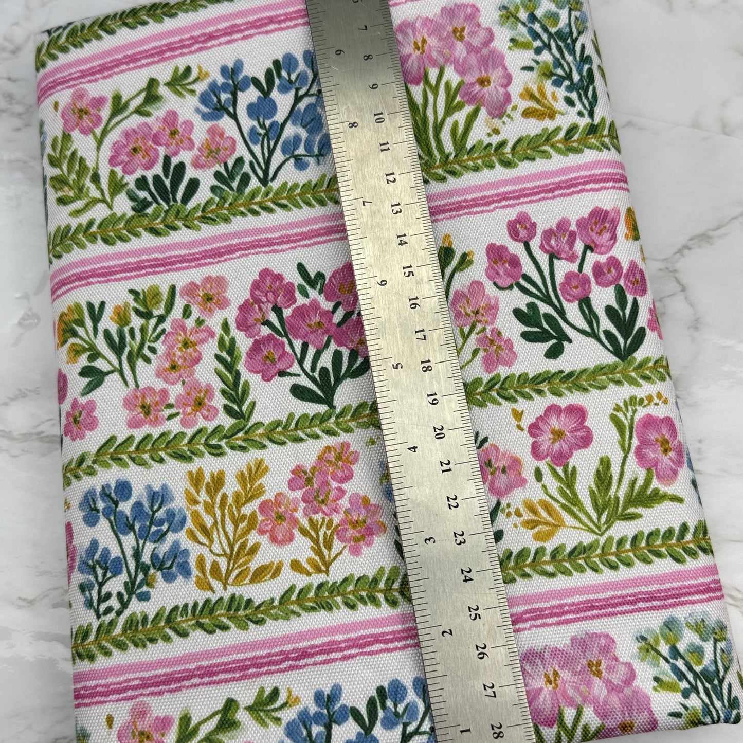 Patel Floral 600d Oxford Waterproof Polyester Canvas with PVC Backing H2ONoMo