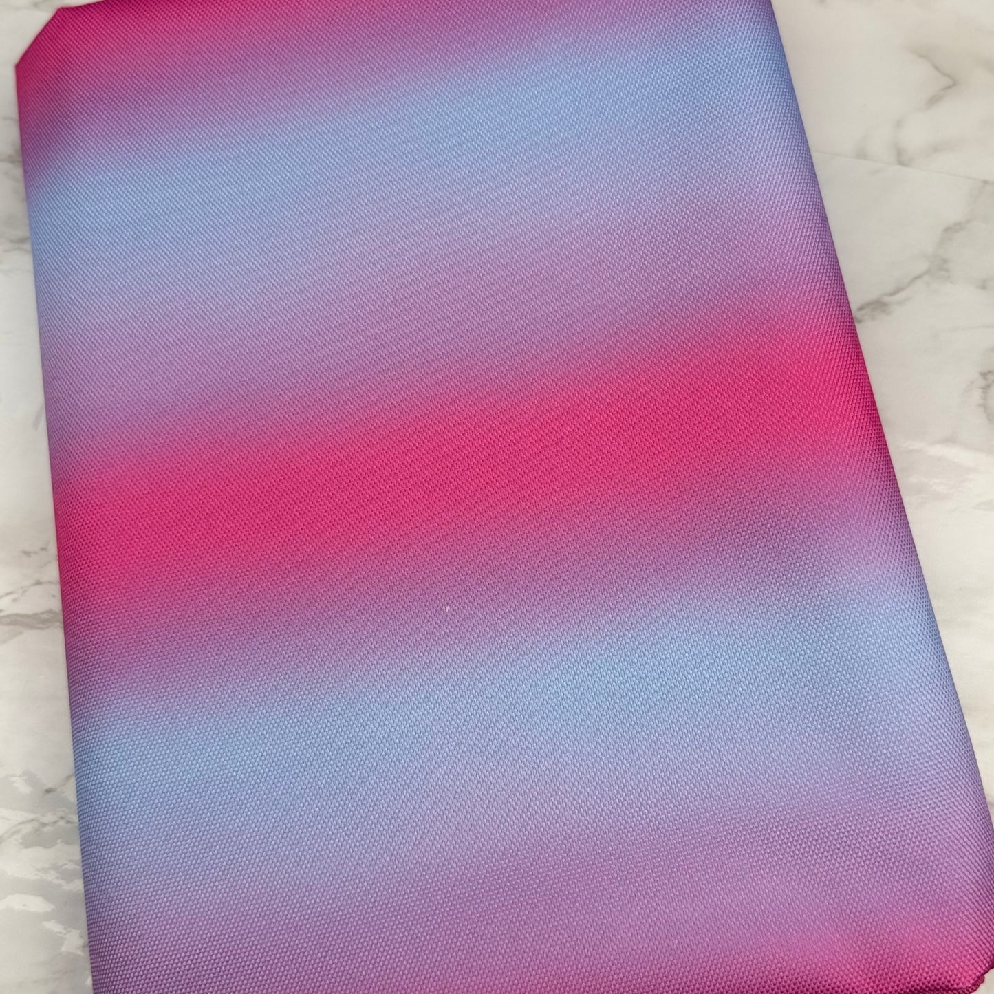Pink Ombre 600d Oxford Waterproof Polyester Canvas with PVC Backing H2ONoMo