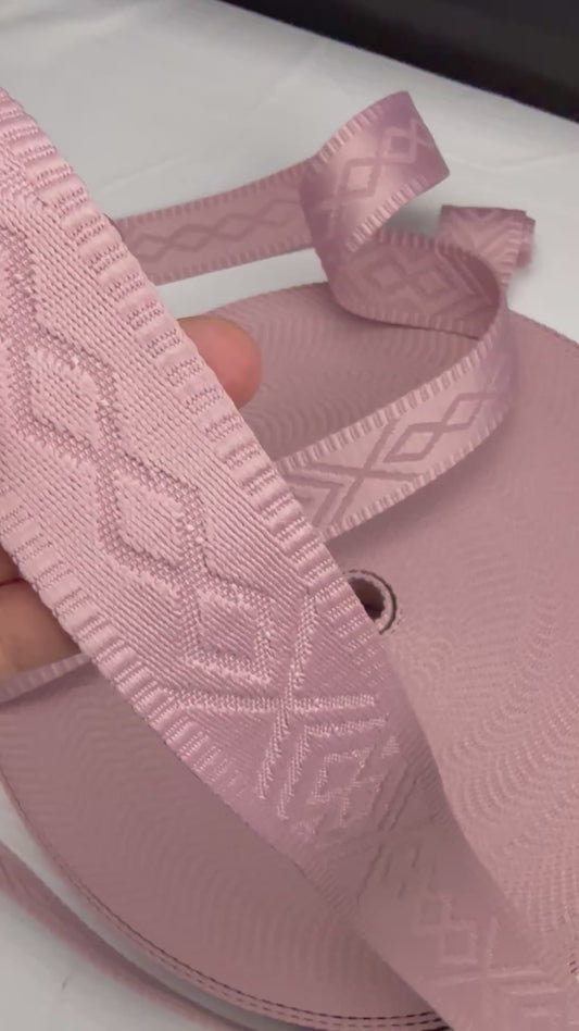 Diamond Debossed 1.5" Polyester Webbing By the Yard