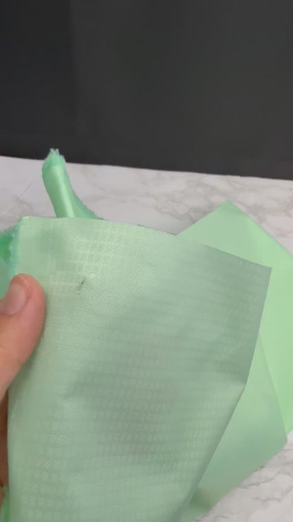 Lightweight Nylon with PU backing Ripstop Like Water Resistant Fabric