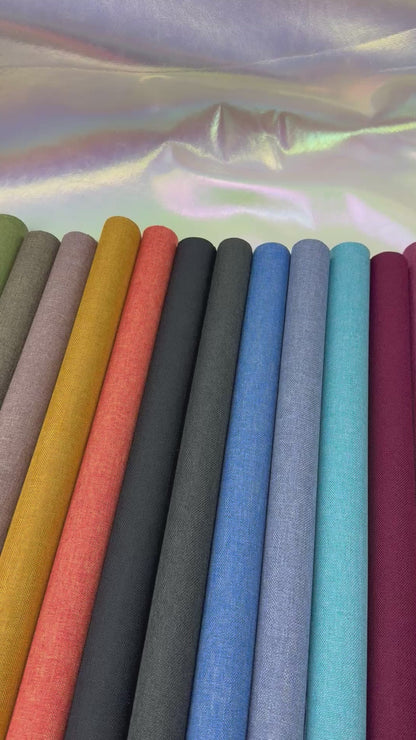 NEW COLORS! H2ONoMo™ Heather Waterproof Canvas 1/2 Yard Rolls
