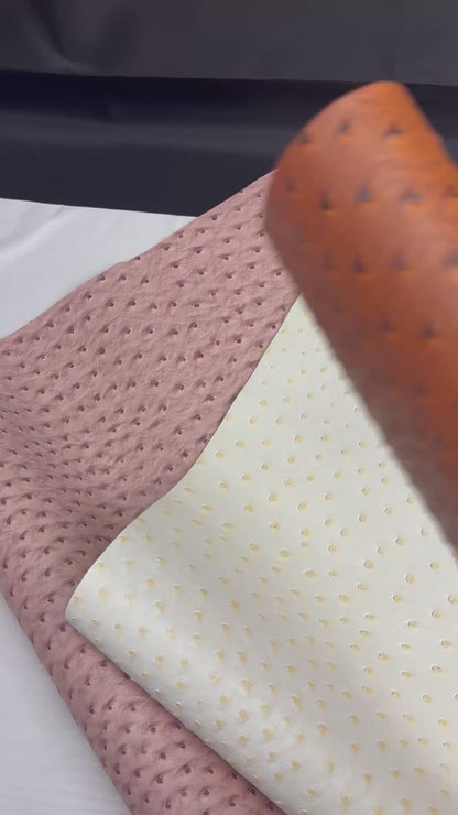 Ostrich Faux Leather Half yard Rolls