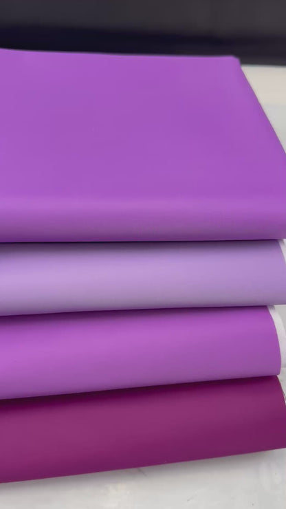Lilac Lavender Jam Solid Color HydroReminisce™ Luxury Fabric (BONDED POLYESTER)