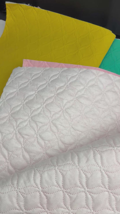 Diamond Quilted Water Resistant Fabric