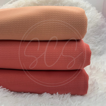 Peach Tones Bullet Liverpool Fabric Strip, Half and Full Yards