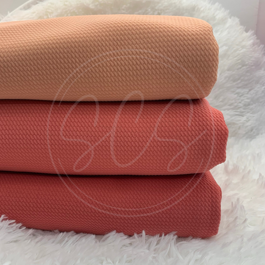 Peach Tones Bullet Liverpool Fabric Strip, Half and Full Yards