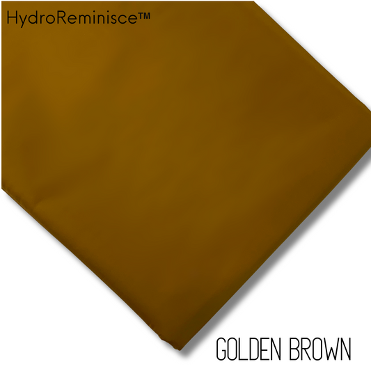 GOLDEN BROWN Solid Color HydroReminisce™ Luxury Fabric (BONDED POLYESTER)
