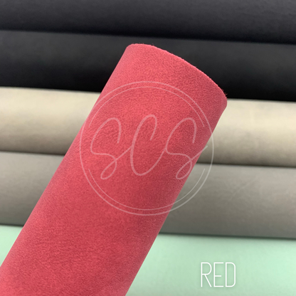 Suede Faux Leather Fabric Sheets with Premium Felt Backing