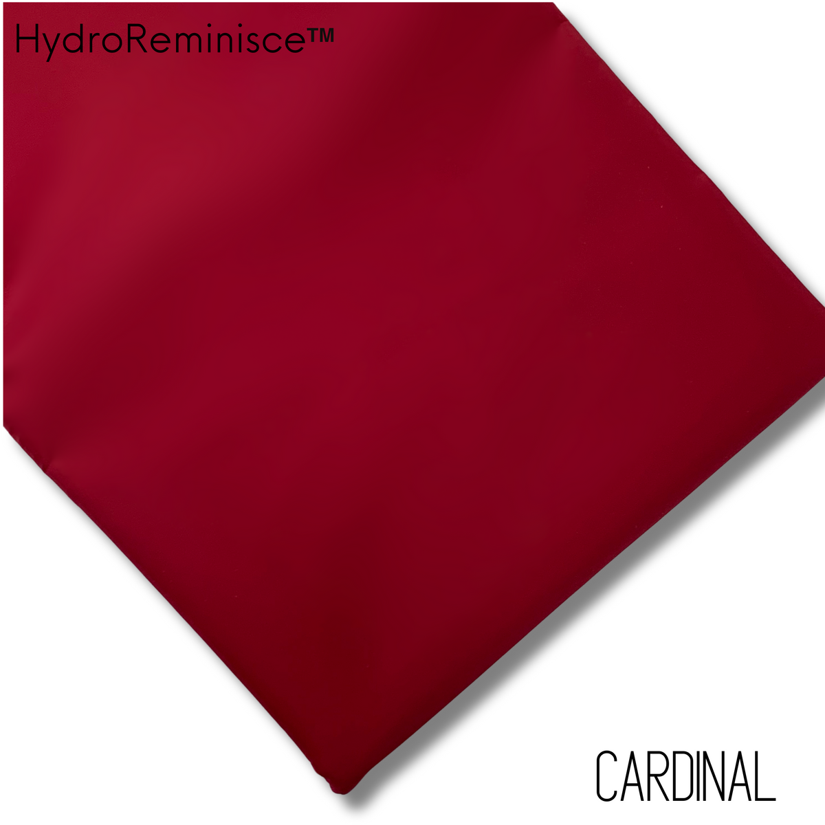 Cardinal Red Polyester CARDINAL Solid Color HydroReminisce™ Luxury Fabric (BONDED POLYESTER ...