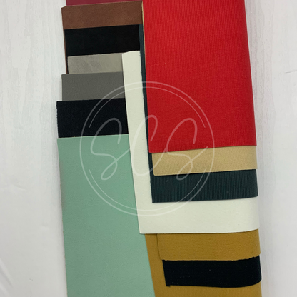 Suede Faux Leather Fabric Sheets with Premium Felt Backing