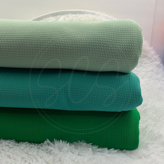 Green Tones Tones Bullet Liverpool Fabric Strip, Half and Full Yards