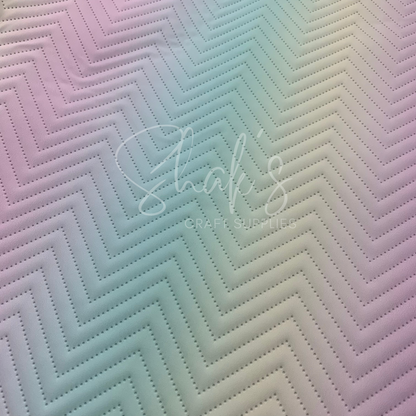 Marshmallow Ombre Quilted Vinyl Half Yard Roll