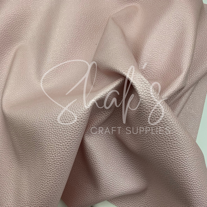 Pearlescent Pebble Litchi .85mm Faux Leather 1/3 and 1/2 Yard Rolls