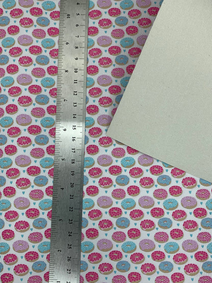 Donuts Pebble Vegan Leather Sheet