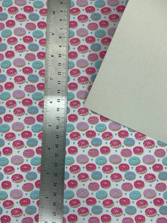 Donuts Pebble Vegan Leather Sheet