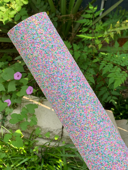 Multicolor Chunky Glitter Canvas PREMIUM
