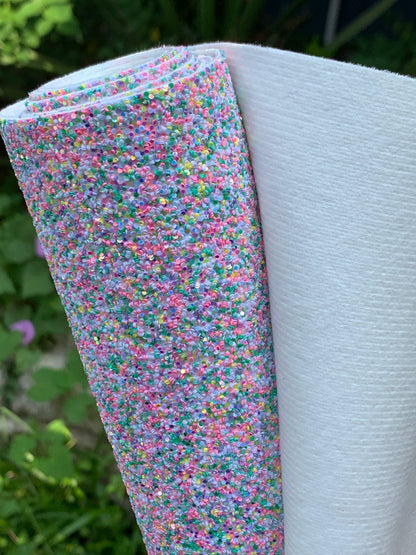 Multicolor Chunky Glitter Canvas PREMIUM
